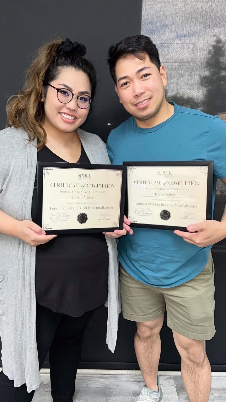Congratulations to our Advanced Student, Jhaedy Agliday and Beginner Student, Hi...