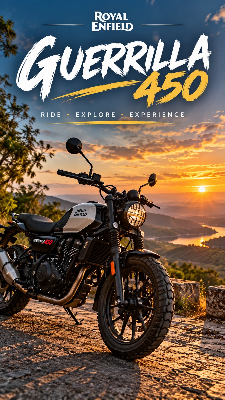 Introducing RE guerrilla 450….🏍️