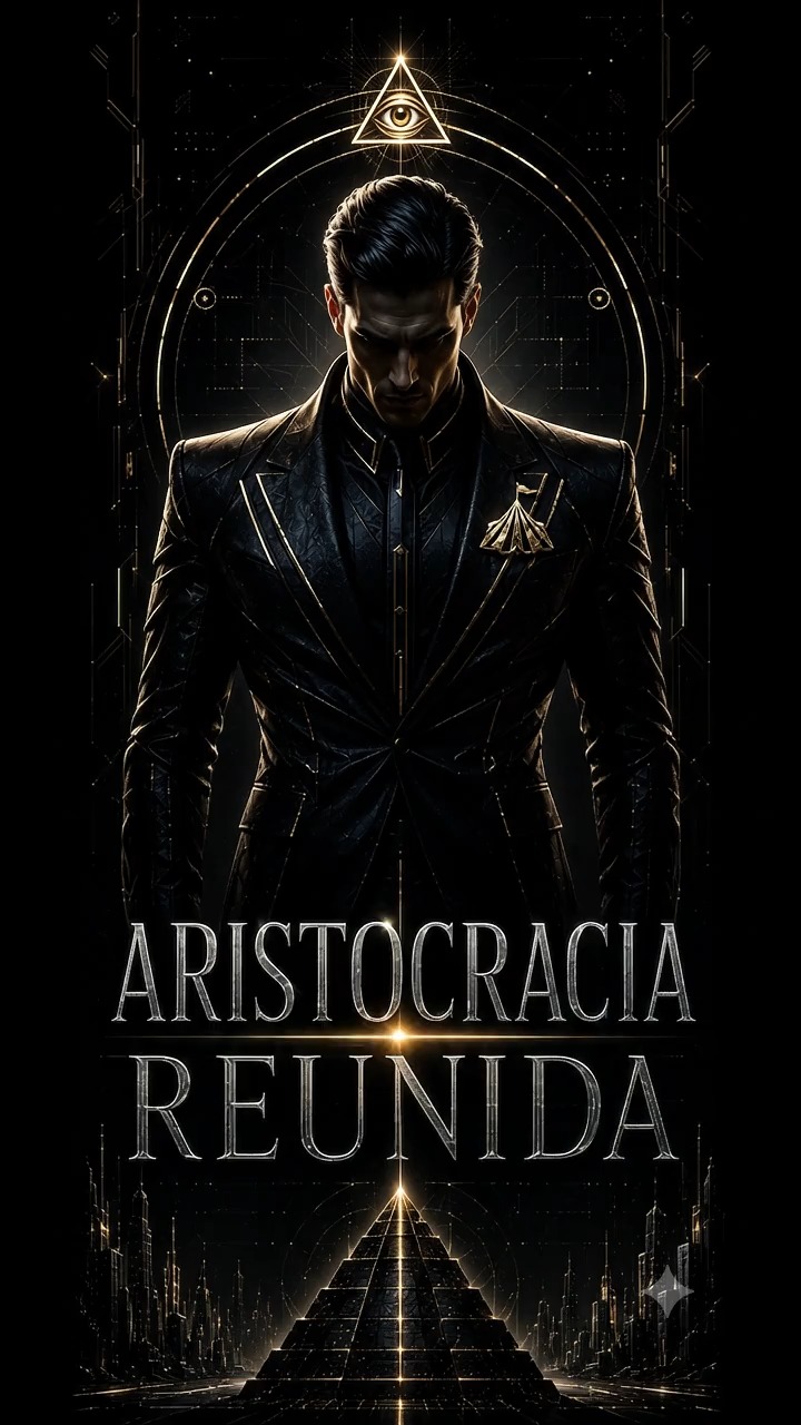 Chamada do Livro Aristocracia Reunida com o personagem Elias galgando degraus na...