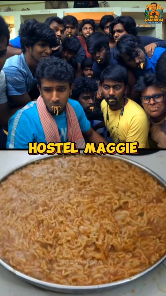 💥Hostel Maggie 😂🤟 #vibepandrom 