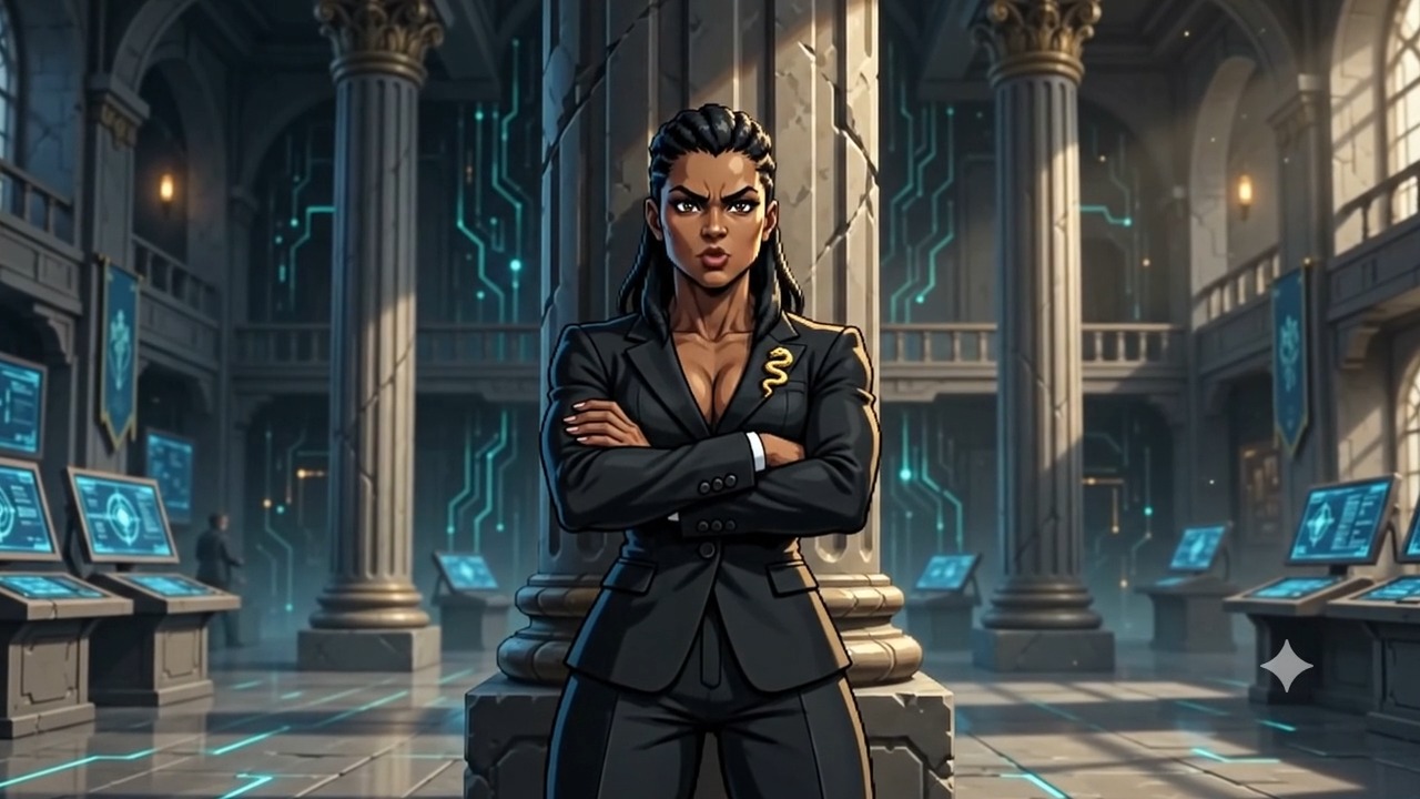 Personagem do livro Aristocracia reunida - a tribo tem compromisso Black Mamba (...