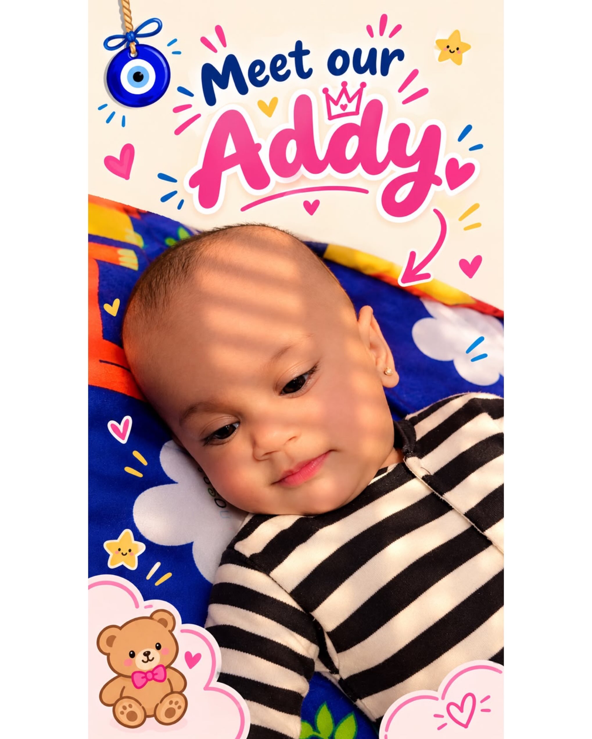 Behind every dream, there is a reason💐. Behind Addy, there is Adhira 👶❤️— our...