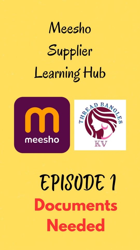 ✅ Documents Needed to Open a Meesho Seller Account (Non-GST Seller)